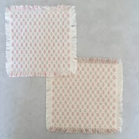 北欧スウェーデン1980s 手織りテーブルクロス2枚
