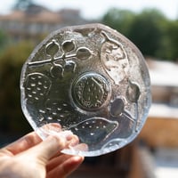 kosta bodasweden希少ヴィンテージリーブ大ボウル Kosta Boda｜葉模様が美しい北欧ヴィンテージボウル