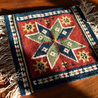 北欧 スウェーデン 1970s 手織りTapestry ラグマット