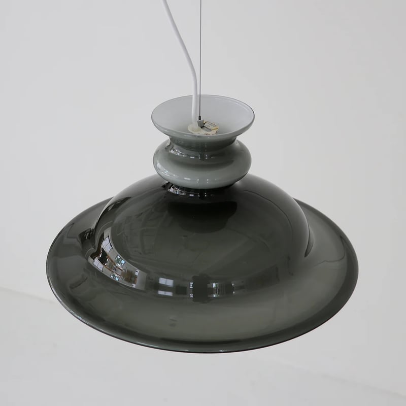 北欧デンマーク 1980s Holmgaard Tivoli グレー ペンダントランプ | S