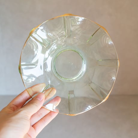 北欧スウェーデン1940s Trelleborgs Glasbruk 小皿