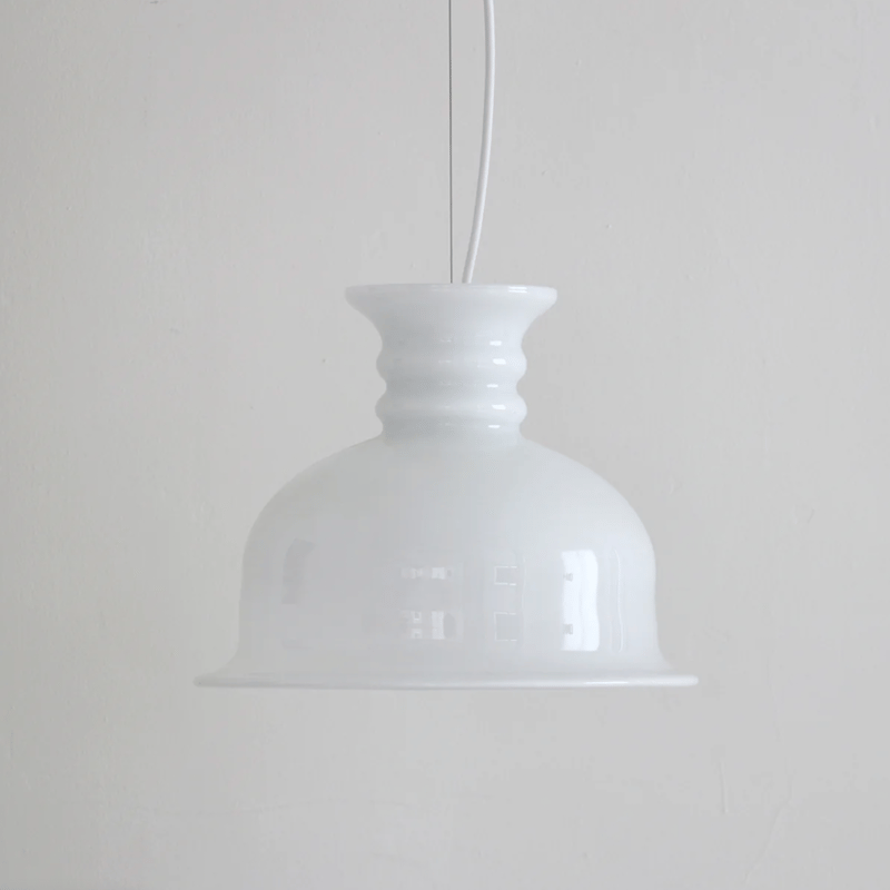 HOLME GAARD ホワイトガラスランプ Pendant lamp / by Michael Bang for Holmegaard – FILM