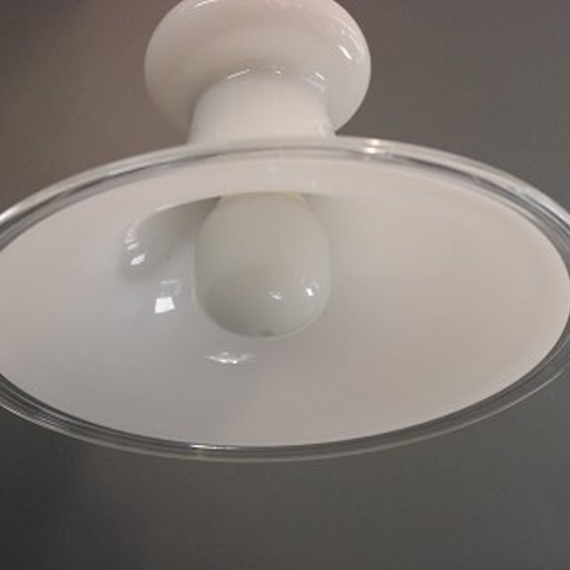 北欧 デンマーク 1970's Holmegaard Etude 28cm ペンダントランプ