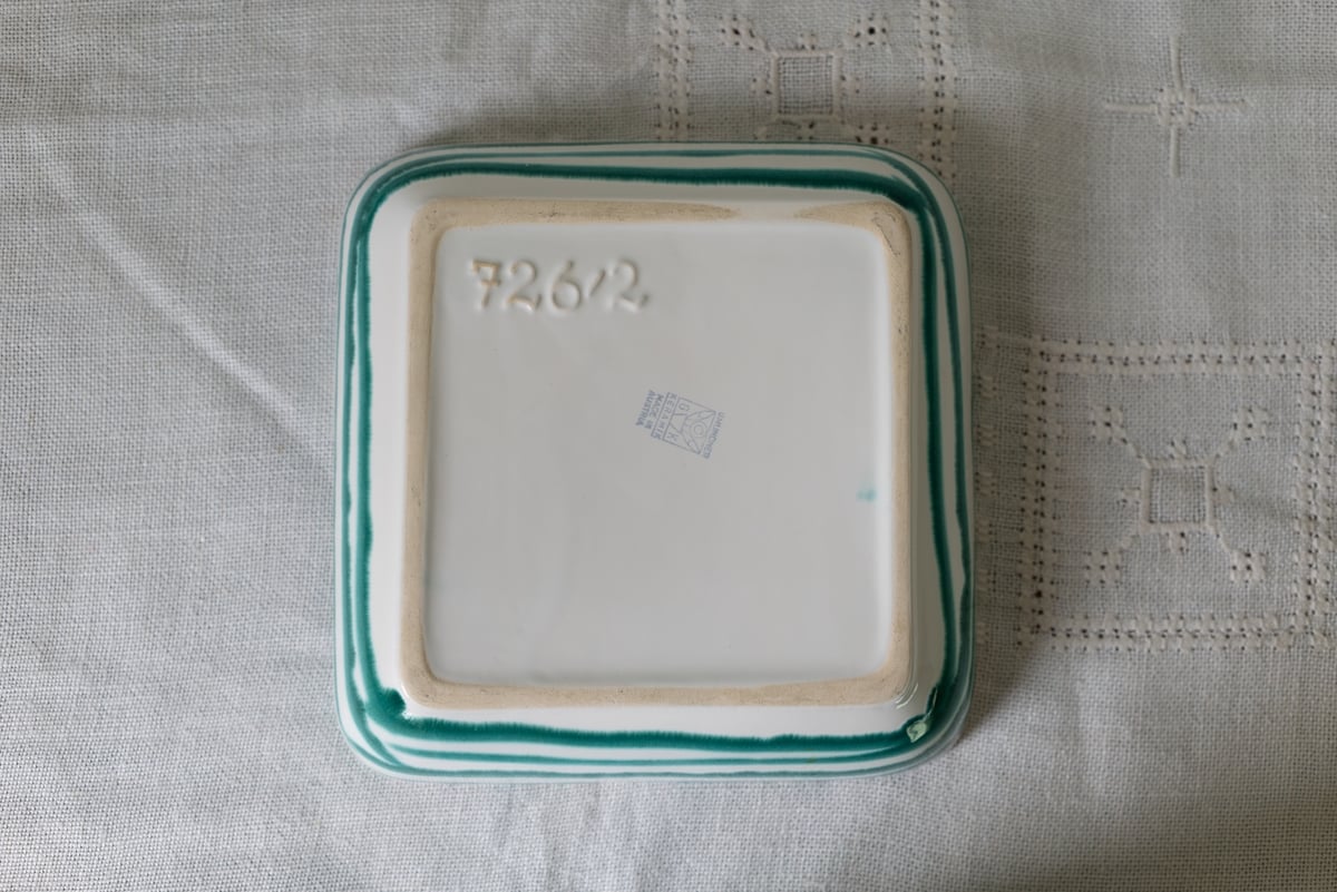 RU-5965　GMUNDNER KERAMIK オーストリア　ボウル　角皿 オーストリア1980s Gmundner Keramik 四角大皿 中 | Scandinav