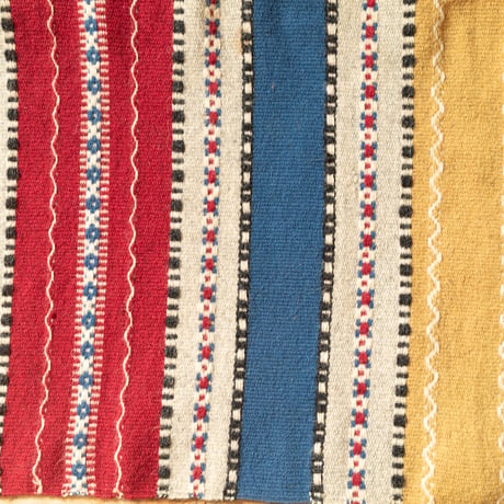 北欧 スウェーデン Mid century 手織りTapestry ラグマット