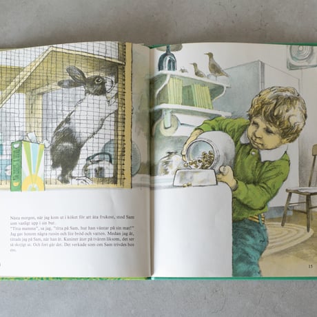 北欧スウェーデン絵本　 Påsken med Sam（サムとのイースター）