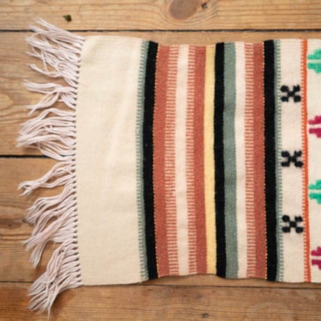北欧 スウェーデン Mid century 手織りTapestry ラグマット