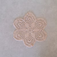 北欧スウェーデン ヴィンテージ かぎ編みドイリー