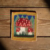 フレミッシュ織　額付　（北欧　スウェーデン織物） 北欧スウェーデン 1980s フレミッシュ織 絵織物 FLAMSKVÄVNAD