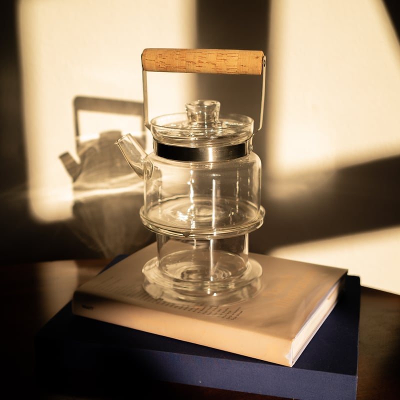 北欧 スウェーデン 1970's Signe Persson-Melin ガラスティーポット&