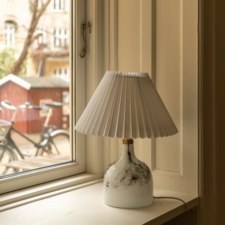 北欧デンマーク1970s Holmegaard ”Lamp Art ”テーブルランプ