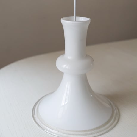 北欧 デンマーク 1970's Holmegaard  Etude 29cm ペンダントランプ