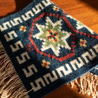 北欧 スウェーデン 1970's 手織りTapestry ラグマット