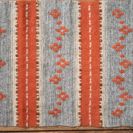 北欧 スウェーデン Mid century 手織りTapestry ラグマット