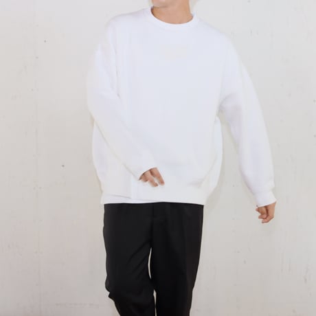【裏起毛】 big crew neck sweat
