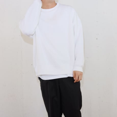 【裏起毛】 big crew neck sweat