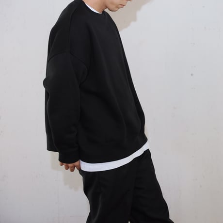 【裏起毛】 big crew neck sweat