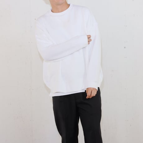 【裏起毛】 big crew neck sweat