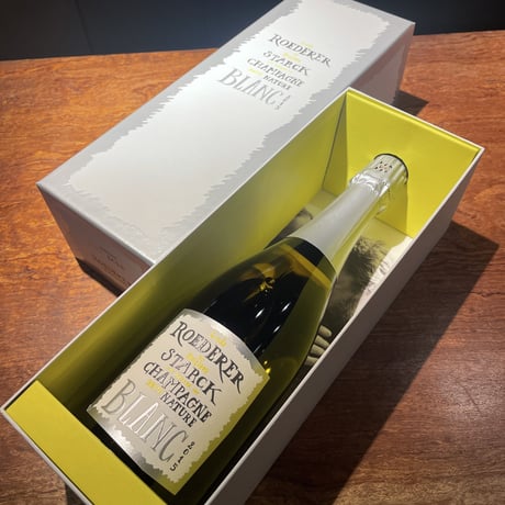 ※限定１本【プレゼント用に最適のシャンパーニュ】LOUIS ROEDERER BRUT NATURE BLANC PHILIPPE STARCK[BOX]2015