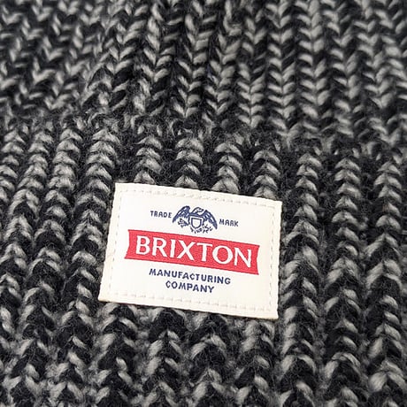 BRIXTON ビーニー ブリクストン ニット帽　BRIXTON ALTERED THREADS BEANIE（BLACK/GREY）