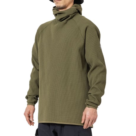 241 トゥーフォーワン エリア241 - ワッフルフーディー 241 TWO FOR ONE WAFFLE HOODIE（カーキ　アッシュ）