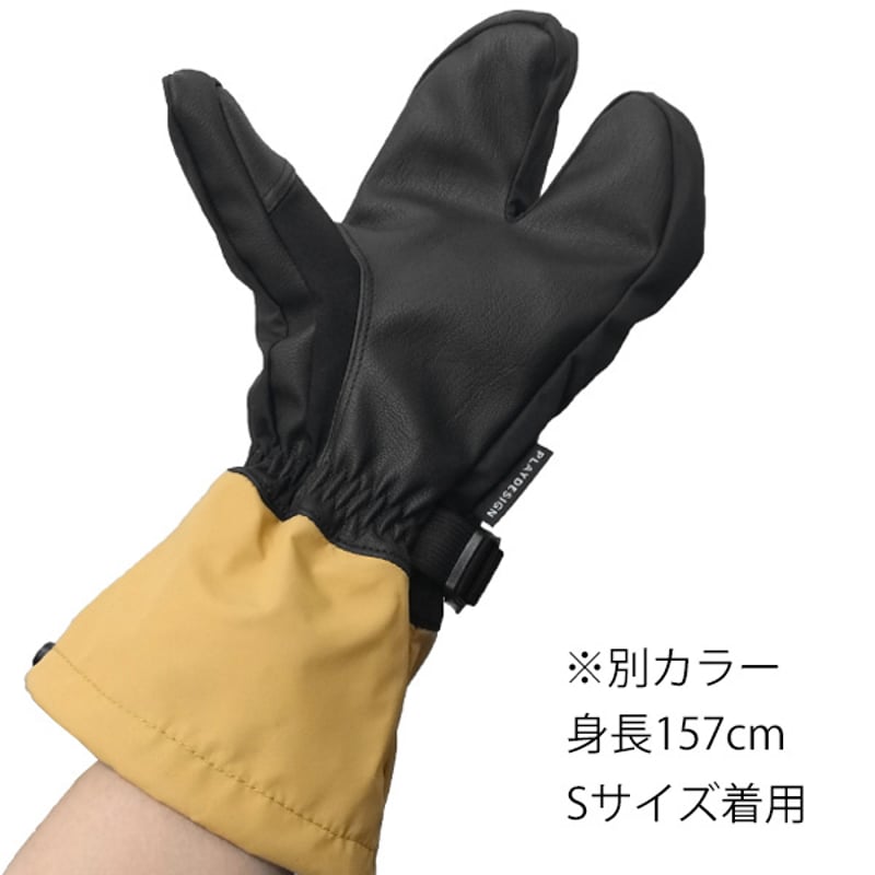 24-25 KM4K スノーグローブ ミトン KM4K NO HIZUME 3 （BLACK