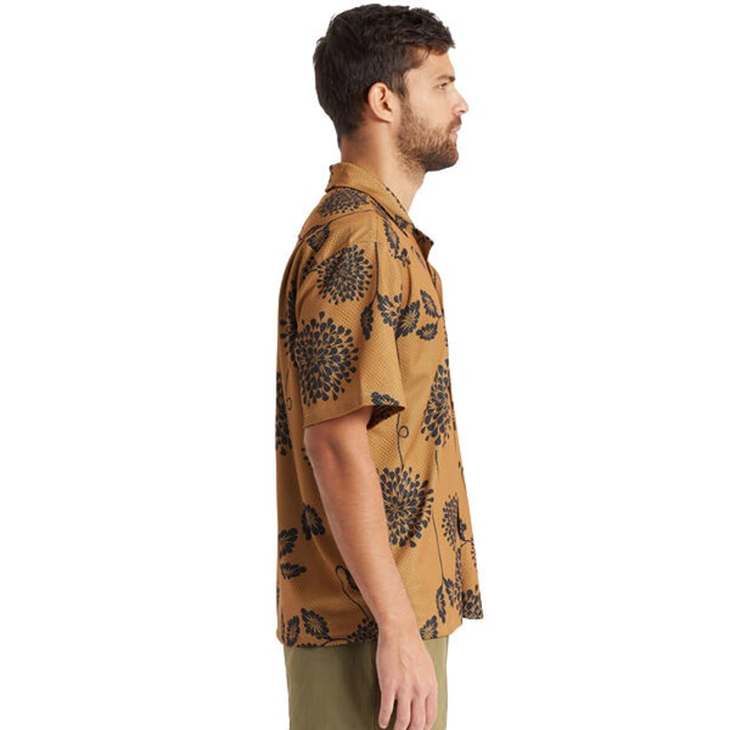 BRIXTON シャツ BRIXTON BUNKER MESH S/S KNIT SHIRT ...