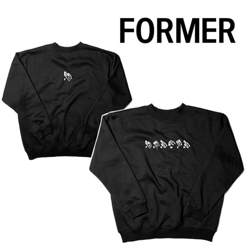 FORMER スウェット FORMER SIGNALS CREWNECK（BLACK） クル...