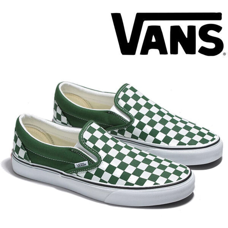 VANS スリッポン VANS CLASSIC SLIP-ON SHOES(GREENER P...