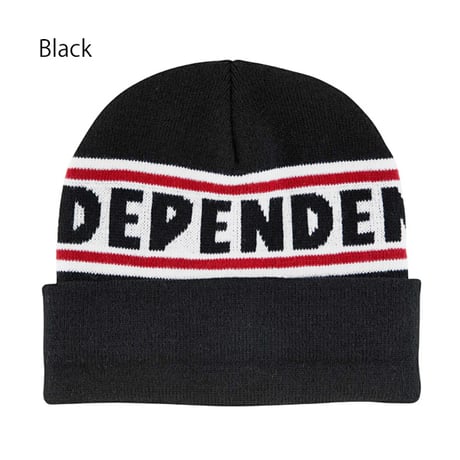 INDEPENDENT SKATEBOARD ビーニー インディペンデント　Bar Logo Independent Beanie （Black　Chocolate）