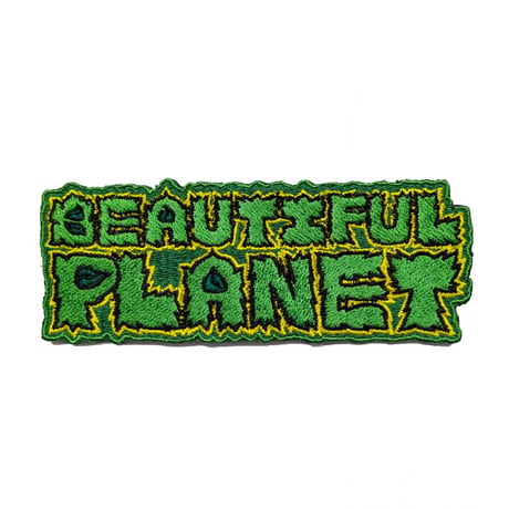 BEAUTIFUL PLANET ワッペン ビューティフルプラネット LOGO EMBROIDERY