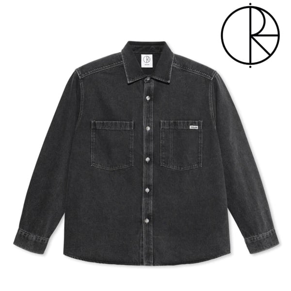 SALE POLAR SKATE CO シャツ 長袖 デニム ポーラー メンズ DENIM