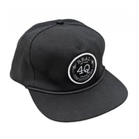 REAL SKATEBOARDS キャップ CAP リアル スケートボード ブラック　REAL ADJ x 4Q SNAPBACK CAP （BLACK）