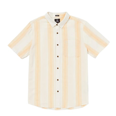 VOLCOM シャツ 半袖 ボルコム メンズ　Flaxstone Short Sleeve (Off White)