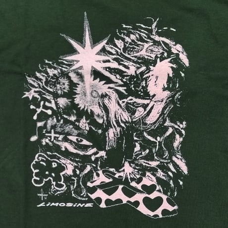 LIMOSINE SKATEBOSRDS Tシャツ 半袖 リムジン　Hail Fail Tee （Forest Green)