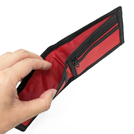 SPITFIRE WHEELS  財布 スピットファイア　SPIT FIRE BURNOUT SCRIPT BI-FOLD WALLET（RED/BLACK）
