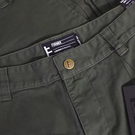 SALE FORMER ショーツ ショートパンツ メンズ フォーマー　FORMER CRUX WALKSHORT PANT （DEEP OLIVE） 30インチ 32インチ