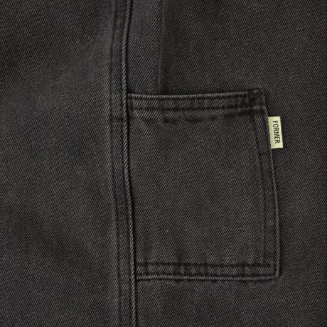 FORMER パンツ ディステンド フォーマー メンズ　FORMER VT DISTEND DENIM CARPENTER PANT （WASHED BLACK）