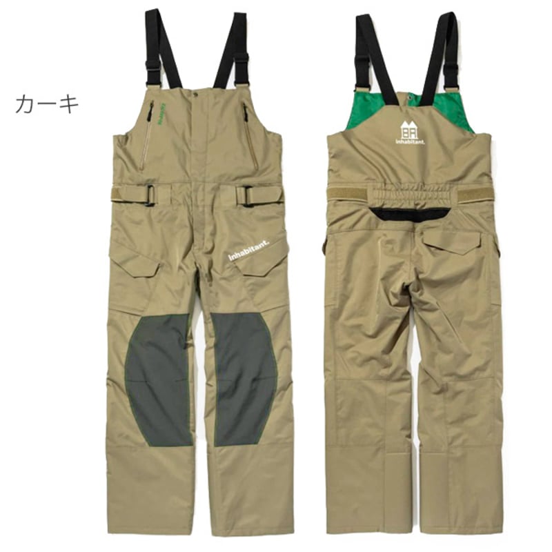 SALE スノーパンツ ビブパンツ インハビタント inhabitant ECO polyes