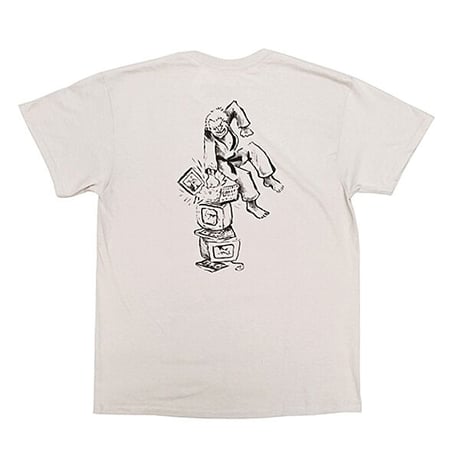 SALE ANTIHERO SKATEBOARDS Tシャツ アンタイヒーロー グレー 半袖　I HATE COMPUTERS TEE (ICE GREY)