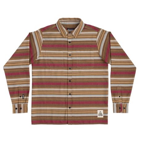 SALE CREATURE SKATEBOARDS シャツ 長袖 クリーチャー メンズ SHIRT　TAKE WARNING L/S FLANNEL TOP （Desert Rise）