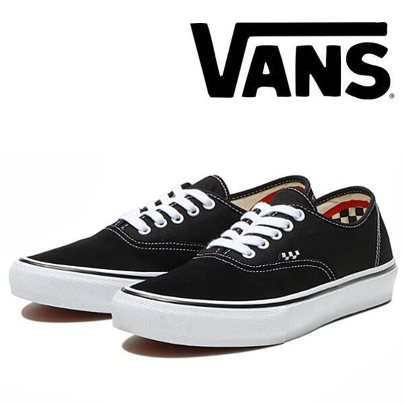 VANS VANS SKATE AUTHENTIC BLACK WHITE
