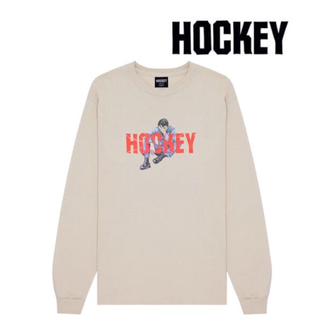SALE HOCKEY SKATEBOARDS Tシャツ 長袖 ロンT ホッケー　Shame L/S Tee （SAND） SALE