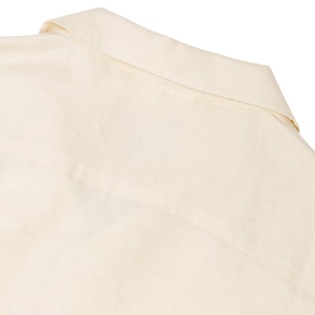 WELCOME SKATEBOARDS シャツ ウェルカム 半袖　HELLION EMBROIDERED LINEN SHIRT (BONE） 半袖 ウェルカム