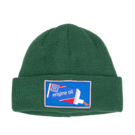 GX1000 ビーニー ジーエックスセン 緑　Engine Oil Beanie （Forest Green）