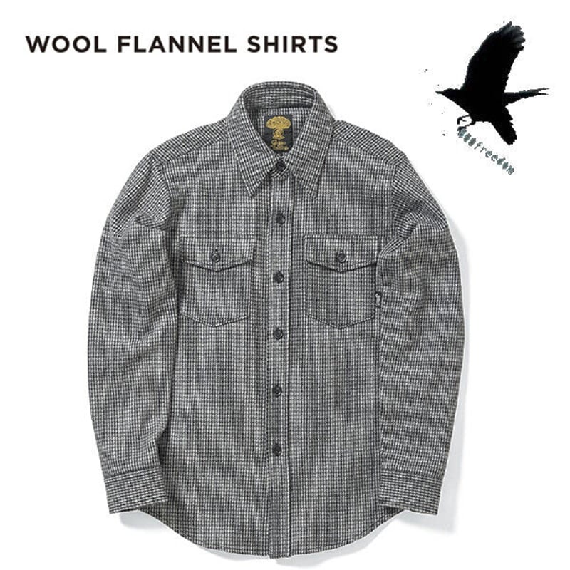 GreenClothing グリーンクロージング ネルシャツ チェック GREEN CLOTHING グリーンクロージング】WOOL FLANNEL SHIRTS