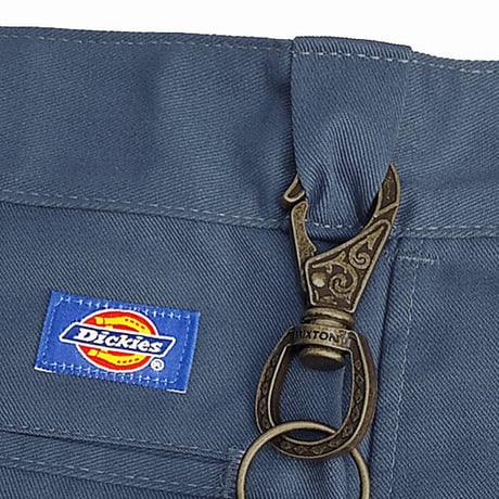 BRIXTON スクロール キーチェン キークリップ ブリクストン　SCROLL KEY CHAIN （BLACK　ANTIQUE BRONZE）