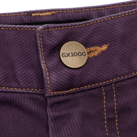 GX1000 カーペンター パンツ ジーエックスセン　Carpenter Pant (Plum W/ Gold Stitching)
