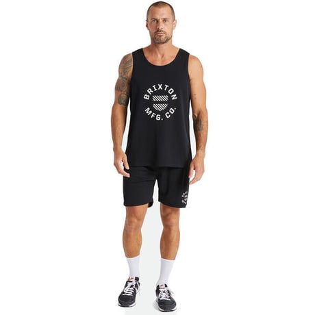 SALE BRIXTON パンツ ショーツ ブリクストン メンズ　SHIELD CREST MESH SHORT PANTS （BLACK）