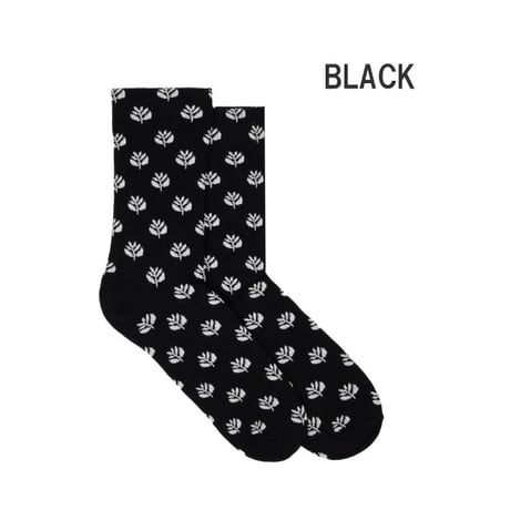 MAGENTA ソックス マゼンタ マジェンタ メンズ　MAGENTA SKATEBOARDS PATTERN LIGHT SOCKS （BLACK　WHITE）